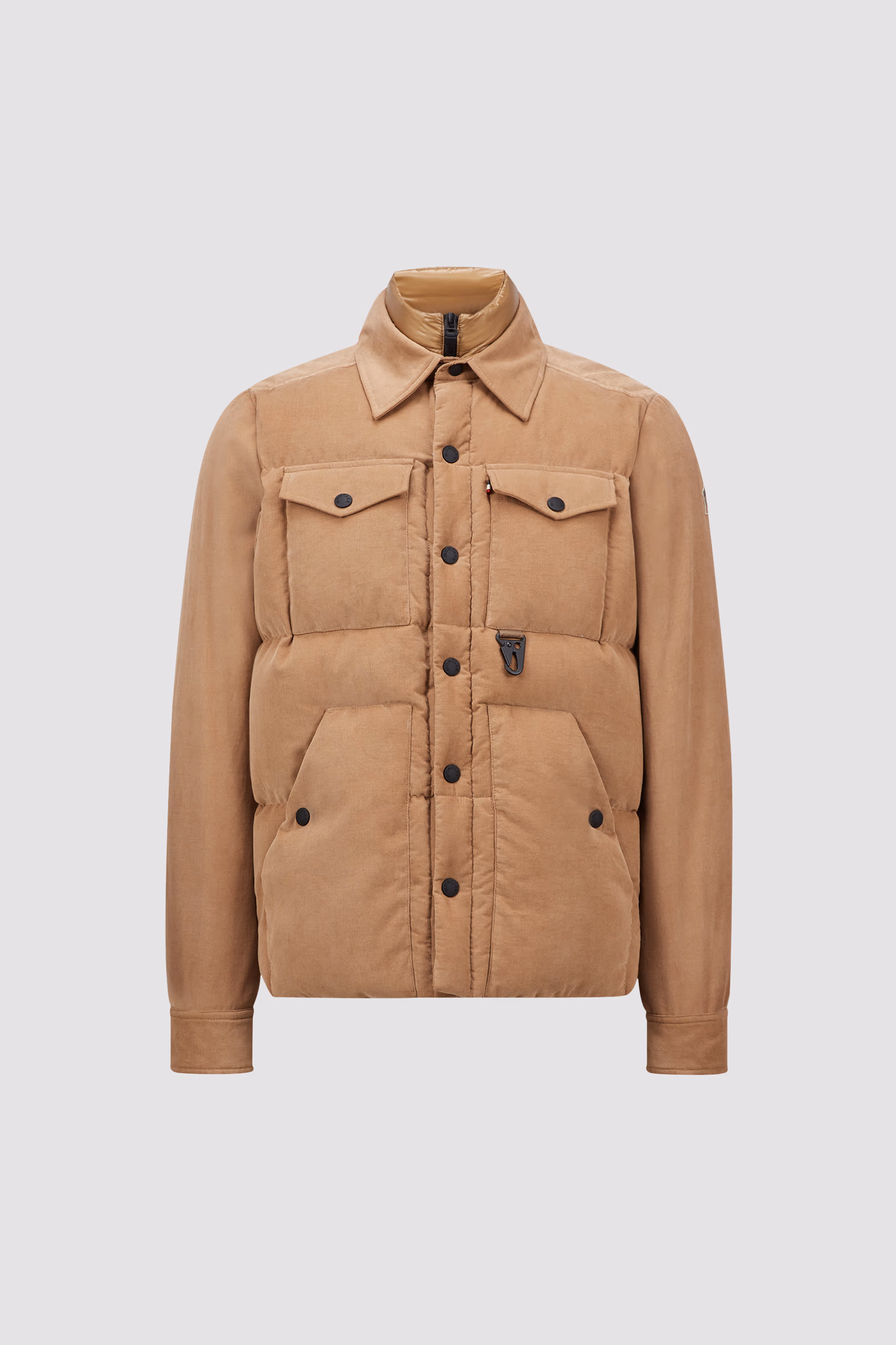 Doudoune-chemise Lech côtelée Hommes Beige Chameau Moncler 2